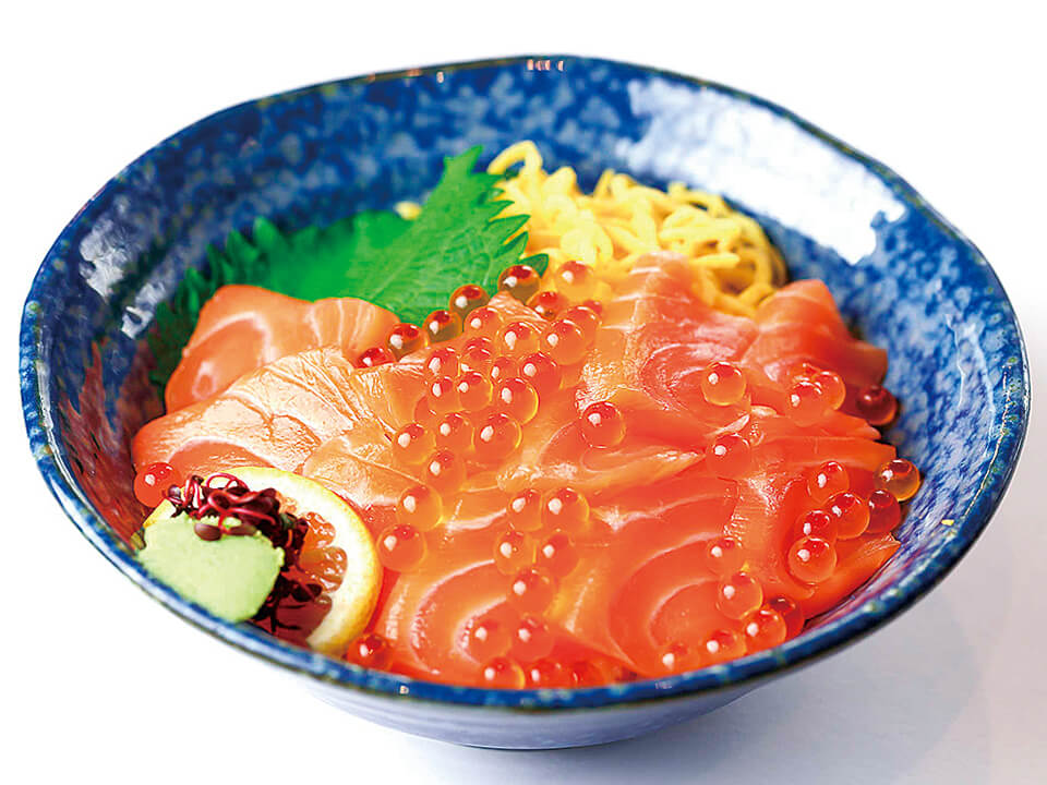 サーモン丼